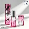 Pedido Jinze: Tubo de Lipstick Plano Magnético Redondo en Forma de Espiral, Material de Empaque de Tubo Vacío de Plástico