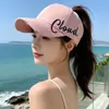 Gorra con Bordado de Letras para Mujer 2026 Nuevo Estilo Verano Exterior Casual Protector Solar Gorra de Béisbol Moderna