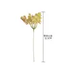 Mayorista Transfronterizo Rama de Fruta Flores Artificiales Fabricante Flores Falsas Boda Decoración del Hogar Plantas Verdes Estilo Ins Manualidades