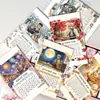 48 Tarjetas Mini tipo Polaroid del Calendario Demon Slayer 2026 con Nezuko, Tanjiro, Shinobu Kocho y otras tarjetas de mercancía hechas por uno mismo
