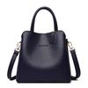 Bolsa Feminina de Meia-Idade 2022 Nova Bolsa de Mão em Couro Macio Moda Europeia e Americana Bolsa Tote com Padrão Lichia Bolsa de Ombro para Mulheres