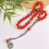 33 Perlas de Oración Turquesa Misbaha 10mm Perlas de Oración Tasbih