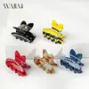 Pinza para el pelo Wjia Acero Acético Francés Pinza Pequeña de Diamante Sentido Avanzado Pinza para Flequillo Cola de Caballo Alta Francesa Pinza Superior para el Cabello Accesorios para el Cabello