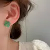 Pendientes de Moda para Viajar Trébol de Cuatro Hojas Diseño Elegante de Nicho Sentido de Diseño Lujo Ligero Pendientes de Gama Alta Joyería para Orejas de Mujer sin Agujeros