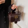 Bolso de Mano de Moda de Nicho Transfronterizo para Mujer, Bolso Cubo, Nuevo de Primavera, Retro Versátil, Bolso Cruzado Casual para Mujer