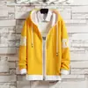 Conjunto Deportivo Casual para Hombre Primavera y Otoño Suéter Cardigan con Capucha Holgado Atractivo con Pantalones Casuales