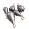 Pesca tubarão Anel torcido em forma de gota com peso para pendurar na linha anzol com peso pingente de gota de água com peso acessórios para equipamentos de pesca produtos de equipamentos de pesca atacado
