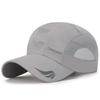 Sombrero para hombre de secado rápido, transpirable, fresco, para exteriores, gorra de béisbol con protección solar, delgado, moderno, versátil, casual