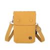 Bolso para Teléfono Móvil para Mujer Verano 2025 Nuevo Bolso Mini Cruzado Lona Color Sólido Simple Combinable Vertical Monedero