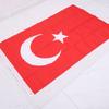 Bandera de Turquía transfronteriza de 90 x 150 cm, disponible al por mayor, tela Oxford 210D, impermeable, bordada.