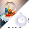 Plato Retro Chino de Bambú Forma de Cruz para Té y Bocadillos Plato para Bocadillos y Pasteles Posavasos para Taza Portavasos Bandeja de Bambú Tejido para Poner en la Mesa