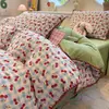 2026 Novo Conjunto de Quatro Peças Estilo Princesa com Bordado de Concha e Fio Bouclé