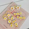 Pinza para el Cabello de Flor de Huevo, Lindo Pasador Lateral, Accesorio para el Cabello de Flor Amarilla Fresco y Juvenil, Pinza de Pato