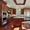 Fábrica de Guangzhou Armários de Madeira Maciça Personalizados Casa Inteira Estilo Americano Europeu Novo Estilo Chinês Armários de Cozinha Decoração Personalizada Geral