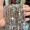 8mm Piedra Natural Cristal Ágata Cruz Cuentas Sueltas Pulsera DIY Collar Accesorios de Joyería Cuentas Semi-Terminadas Mayoreo