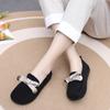 Mocasines para Mujer 2026 Primavera y Otoño Nuevo Estilo Moño Mocasines Planos Suela Suave Slip-On Zapatos Birkenstock para Mujer