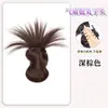Peruca Coque Feminino Estilo Despojado, Aplique de Cabelo Fofo com Presilha de Garra para Coque Baixo, Faixa de Cabelo Peruca Volumosa para Parte de Trás da Cabeça
