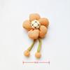 Lindo y dulce broche girasol corsage colgante flor de algodón accesorios para ropa y bolsos accesorios decorativos diy venta al por mayor