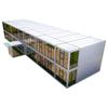Departamento de proyectos del sitio, caja de embalaje rápido, contenedor, oficina, sala de actividades, muro cortina de vidrio temporal, sala de reuniones de actividades