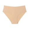 Ropa interior de foundation líquida invisible transfronteriza europea y americana para mujer, sin costuras de seda helada, algodón puro, talla grande, bragas de cintura media para mujer