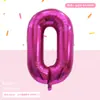 Producto Nuevo 16 pulgadas Versión Americana Globos Digitales Decoración de Escena para Fiesta de Cumpleaños Fabricante de Globos de Papel de Aluminio Venta al por Mayor