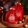Sacos de Doces Especiais para Casamentos, Sacolas de Mão com Cordão de Alta Qualidade para Casamentos, Sacos de Doces para Casamentos, Atacado, Não Requer Dobra