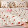 Categoría a Otoño e Invierno Burbuja Algodón Acolchado Cubrecama Una Pieza Universal Cuatro Estaciones Tatami Acolchado Cama Sábanas Colchón Estilo Nuevo 2025