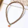Pulsera Doble Círculo de Sándalo Xinshan Australiano 0.8 DIY Ágata Hebilla de Seguridad Pulsera de Cuentas Budistas para Hombres y Mujeres Venta al por Mayor