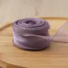 Directo de fábrica en stock al por mayor color sólido rojo de moda cinta de cola de pez flores para pastel ramo empaque de regalo cinta de ondas