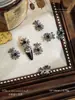 Decorações de Nail Art em Formato de Cruz com Diamantes, Acessórios de Unha Gótico Brilhantes Tendência em Liga de Strass Usáveis, Strass para Unhas Atacado