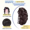 Peruca Coque Torcido para Mulheres, Coque de Cabelo Realista, Presilha de Cabelo Fofa para a Parte de Trás da Cabeça, Aplique de Cabelo de Alta Qualidade