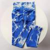Pantalones de Fitness Tie-Dye de Cintura Alta Sexy Levanta Glúteos Color Degradado Absorbentes de Sudor Ropa Deportiva Sexy Ajustados Adelgazantes Ropa de Yoga Mayoreo