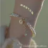 Pulsera Versátil de Perlas Estilo Ins, Mismo Modelo para Mejores Amigas, Lujo Ligero, Exquisito Diseño Vintage para Mujer, Diseño de Nicho, Modelo Nuevo de la Suerte 2026