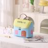 Bolsa de Maquillaje Pequeña con Forma de Casa para Mujer, Neceser de Viaje, Bolsa de Almacenamiento para Cosméticos, Bolsa de Almacenamiento de Gran Capacidad, Organizador de Maquillaje