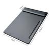 Fábrica spot file board clipe couro a4 conference pad magnetic pen slot black hotel mensagem nota splint pad