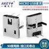 Asiento madre MICRO USB 2p Conector Mike 2PIN V8 Android Enchufe de cola Mike de dos núcleos 2p fuente de alimentación de carga