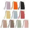Adecuado para Funda de Teléfono Móvil Iphone18Duo, Funda de Cuero para Mujer Apple 17Pro, 15 con Correa con Patrón de Lichi, Tapa Flip, Funda Protectora