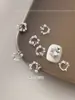 Nuevos Accesorios para Uñas de Corona Navideña de Perlas de Aleación, Anillo Hueco de Pentagrama, Piezas Decorativas de Pedrería para Uñas, Venta al por Mayor