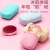 Molde de Hielo de Silicona para Tensado de Piel Pre-Maquillaje, Compresa Fría Facial para Quemaduras Solares y Rojez, Molde de Compresa de Hielo para Aplicación Facial Transfronteriza