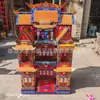 Papelão Ondulado Espessado Construção Yunshang Xianju Casa Dobrável Atacado Papel Ao Vivo Papel Funerário Fabricante Suprimentos Sacrificiais