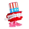 Relógio de Dentes Saltitantes Brinquedo de Corda Dentes Saltitantes Dentes de Fantasma Vampiro Halloween Natal Pequeno Presente Brinquedo de Corda
