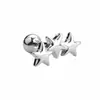 Aretes de Acero Inoxidable de Venta Caliente Transfronteriza, Pendientes de Moda y Únicos, Patas de Gato en Forma de Corazón Joyería de Piercing de Moda al por Mayor
