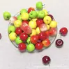 Venta al por Mayor de Espuma Modelo de Fruta Pequeña Set de Verduras Pequeñas Fruta Falsa Decoración Atrezzo Fruta Mini Simulada