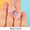 Nuevo Dibujo Animado Divertido Perro Yugui Dulce Después de Comer DIY Casero Funda para Teléfono Agujero para Pegamento de Crema Zapatos Material de Resina