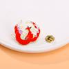 Broche Criativo de Raposa Vermelha Desenho Animado Fofo Formato de Raposa Fofa Acessórios de Broche de Liga Emblema de Raposa de Nove Caudas