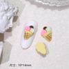 Nueva simulación de comida, juego de donas, helados, decoración de uñas, joyas, galletas, dibujos animados, uñas, lindos accesorios de joyería de resina.