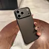 Funda de Teléfono Móvil Ultra Fina Mate Adecuada para Iphone17 Cubierta Protectora Apple 16 Anti-Caídas Goma Suave 15 Transparente Semi-Transparente Tacto de Piel