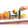 Pelador de Naranja, Manzana y Pera Transfronterizo, Cortador de Naranja, Pelador de Frutas, Herramienta para Pelar Naranjas para Uso Doméstico