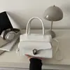 Bolso de Mano Pequeño Cuadrado Simple y Elegante Estilo Coreano para Mujer 2026 Nuevo Bolso de Hombro Versátil Casual Bolso Cruzado de Moda para Viaje