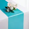 Decoración de Camino de Mesa Satinado para Boda de Hotel Poliéster Color Sólido Satinado Mantel para Mesa de Café Tienda de Salida de Fábrica de Caminos de Mesa Satinados
